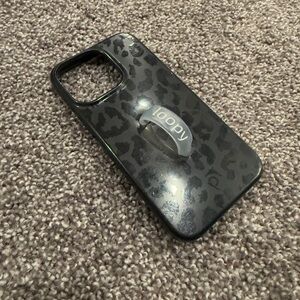 Loopy Case Black Leopard Phone Case